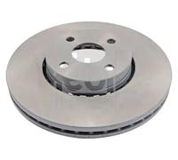 2x Brake disc Front Axle internally vented 26069 FEBI BILSTEIN for TOYOTA