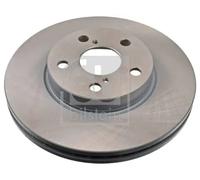 2x Brake disc Front Axle internally vented 26072 FEBI BILSTEIN for TOYOTA