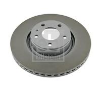 2x Brake disc Front Axle internally vented 26648 FEBI BILSTEIN for AUDI A8 D3