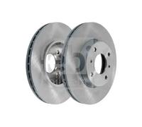 2x Brake Discs Pair Vented fits NISSAN PRIMERA P11, WP11 2.0D Front 96 to 02 Set