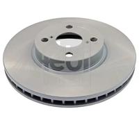 2x Brake disc Front Axle internally vented 27235 FEBI BILSTEIN for TOYOTA