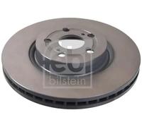 2x Brake disc Front Axle internally vented 27237 FEBI BILSTEIN for TOYOTA