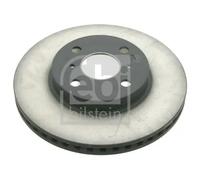 2x Brake disc Front Axle internally vented 27467 FEBI BILSTEIN for TOYOTA
