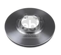 2x Brake disc Front Axle internally vented 28434 FEBI BILSTEIN for MITSUBISHI