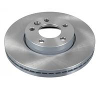 2x Brake disc Front Axle internally vented 28504 FEBI BILSTEIN for VW TOUAREG