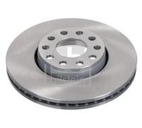 2x Brake disc Front Axle internally vented 28505 FEBI BILSTEIN for VW SKODA