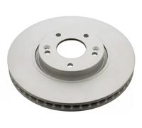 2x Brake disc Front Axle internally vented 31317 FEBI BILSTEIN for HYUNDAI KIA