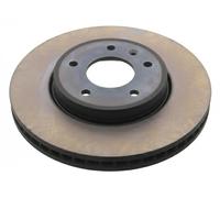 2x Brake disc Front Axle internally vented 31425 FEBI BILSTEIN for OPEL