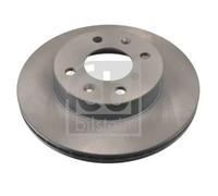 2x Brake disc Front Axle internally vented 31552 FEBI BILSTEIN for KIA HYUNDAI