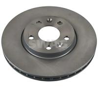 2x Brake disc Front Axle internally vented 33 10 0915 SWAG for RENAULT NISSAN