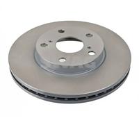 2x Brake disc Front Axle internally vented 33 10 6934 SWAG for TOYOTA AURIS