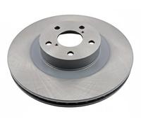 2x Brake disc Front Axle internally vented 33 10 7133 SWAG for SUBARU TOYOTA