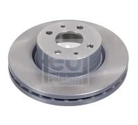 2x Brake disc Front Axle internally vented 43879 FEBI BILSTEIN for ALFA ROMEO