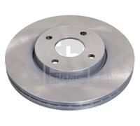 2x Brake disc Front Axle internally vented 43890 FEBI BILSTEIN for FORD FIESTA V
