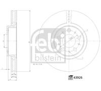FEBI BILSTEIN 43926 Brake disc