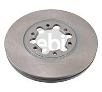 2x Brake disc Front Axle internally vented 43968 FEBI BILSTEIN for FORD MAZDA