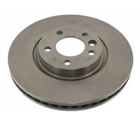 2x Brake disc Front Axle internally vented 43996 FEBI BILSTEIN for VW