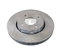 2x Brake disc Front Axle internally vented 44120 FEBI BILSTEIN for MITSUBISHI