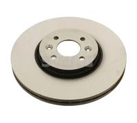 2x Brake disc Front Axle internally vented 60 93 0697 SWAG for RENAULT SCÉNIC II