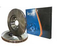 2x Brake disc Front Axle internally vented 6042770 KRAFT AUTOMOTIVE for BMW 1 3
