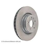 2x Brake disc Front Axle internally vented ADA104378 BLUE PRINT for TESLA