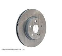 Blue Print Brake Disc ADT343184 Front 255 mm Internally Vented Pair for Toyota Prius II