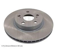 Blue Print Brake Disc ADT343184 Front 255 mm Internally Vented Pair for Toyota Prius II