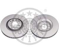 2x Brake disc Front Axle internally vented BS-7526HC OPTIMAL for AUDI SEAT