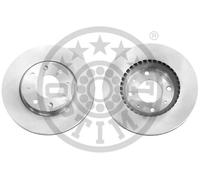 2x Brake disc Front Axle internally vented BS-8144C OPTIMAL for KIA