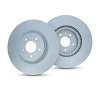 2x Brake disc Front Axle internally vented BS-9518HC OPTIMAL for OPEL