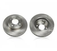 2x Brake disc Front Axle internally vented J3300321 NIPPARTS for KIA HYUNDAI