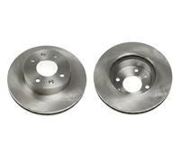 2x Brake disc Front Axle internally vented J3300321HC NIPPARTS for KIA HYUNDAI