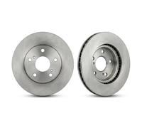 2x Brake disc Front Axle internally vented J3302160 NIPPARTS for TOYOTA AURIS