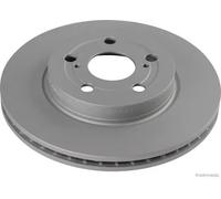 2x Brake disc Front Axle internally vented J3302211 HERTH+BUSS JAKOPARTS