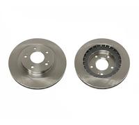 2x Brake disc Front Axle internally vented J3305055 NIPPARTS for MITSUBISHI