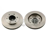 2x Brake disc Front Axle internally vented J3305061 NIPPARTS for MITSUBISHI