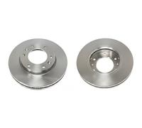 2x Brake disc Front Axle internally vented N3300541 NIPPARTS for HYUNDAI