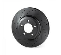2x Brake disc Front Axle Perforated RT 1484-GL T5 ROTINGER for SMART CITY-COUPE
