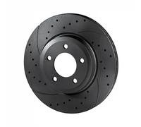 2x Brake disc Front Axle Perforated RT 20344HP-GL T5 ROTINGER for BMW 5 6