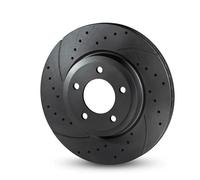 2x Brake disc Front Axle Perforated RT 20346HP-GL T5 ROTINGER for BMW 3 Touring