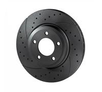 2x Brake disc Front Axle Perforated RT 20569-GL T5 ROTINGER for CHRYSLER DODGE