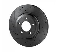 2x Brake disc Front Axle Perforated RT 21137-GL T5 ROTINGER for BMW X5 X6