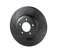 2x Brake disc Front Axle Perforated RT 21357-GL T5 ROTINGER for AUDI A6 C7 A8 D4