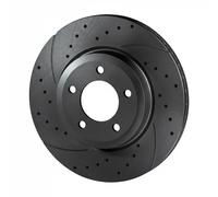 2x Brake disc Front Axle Perforated RT 21821-GL T5 ROTINGER for AUDI A6 C7