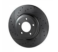 2x Brake disc Front Axle Perforated RT 2496-GL T5 ROTINGER for BMW 5 5 Touring
