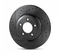 2x Brake disc Front Axle Perforated RT 2739-GL T5 ROTINGER for BMW 7