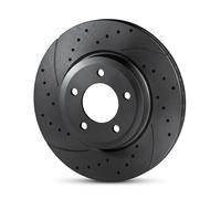 2x Brake disc Front Axle Perforated RT 2912-GL T5 ROTINGER for MERCEDES-BENZ SLK