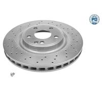 2x MEYLE 083 521 0021/PD Brake Disc Front Fits Mercedes-Benz A-Class B-Class CLA