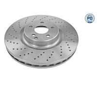 2x Brake disc Front Axle perforated/vented 083 521 2112/PD MEYLE