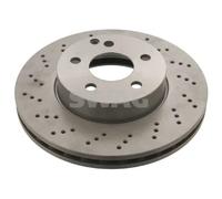 SWAG 10 93 0552 Brake disc